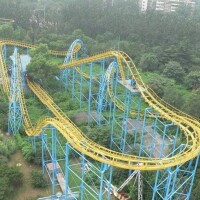 石景山游乐园位于北京城西部,占地面积约35公