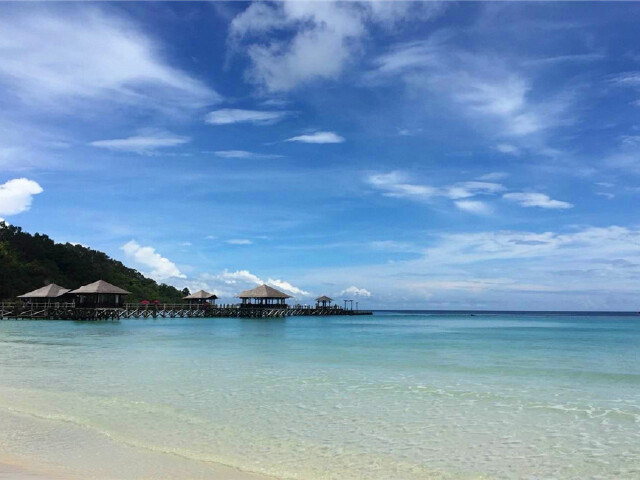 bay, gaya island, tunku abdul rahman parks, kota kinabalu, sabah